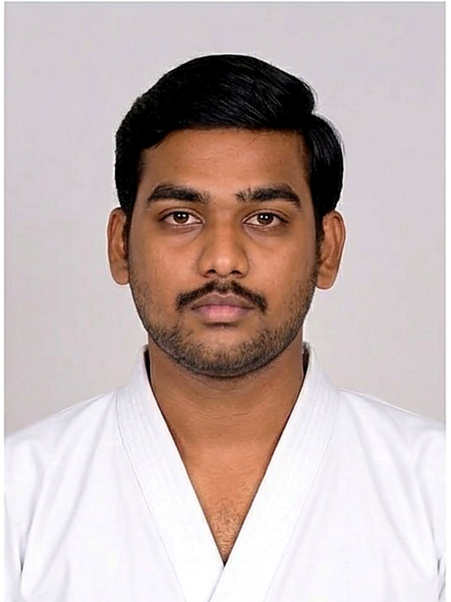 Jeevan J, karate instructor at Nippon Karate Club